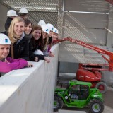 Wildcats feiern Richtfest der neuen Erdgas Sportarena
