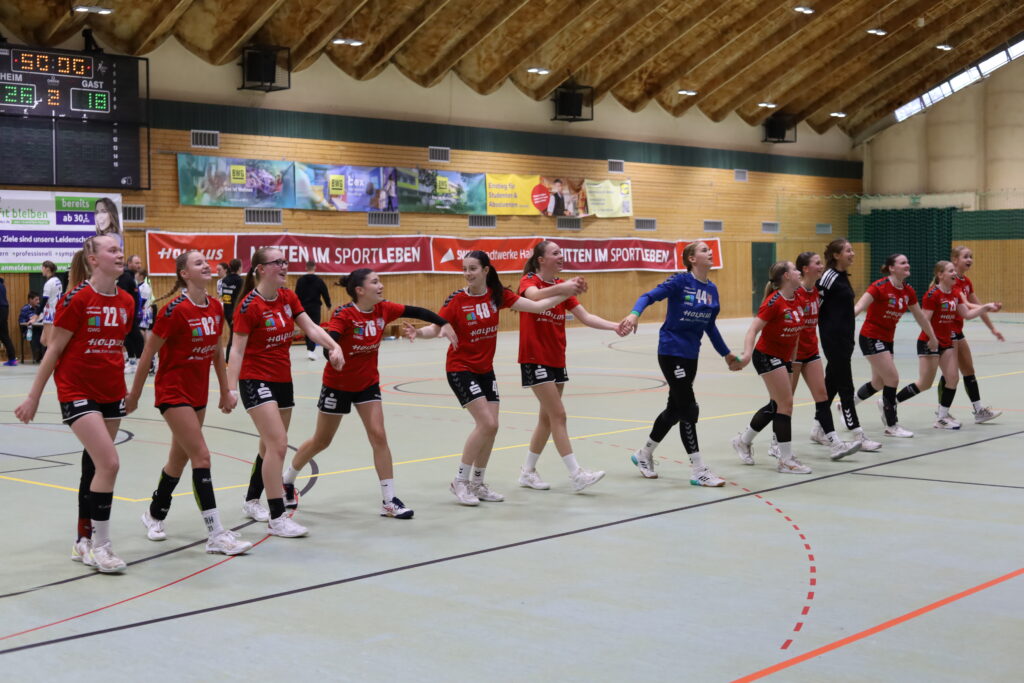 B-Jugend: Handballjahr positiv mit Sieg beendet